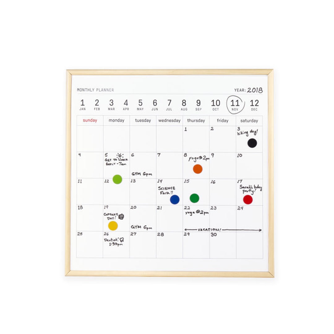 White Board Calendar 