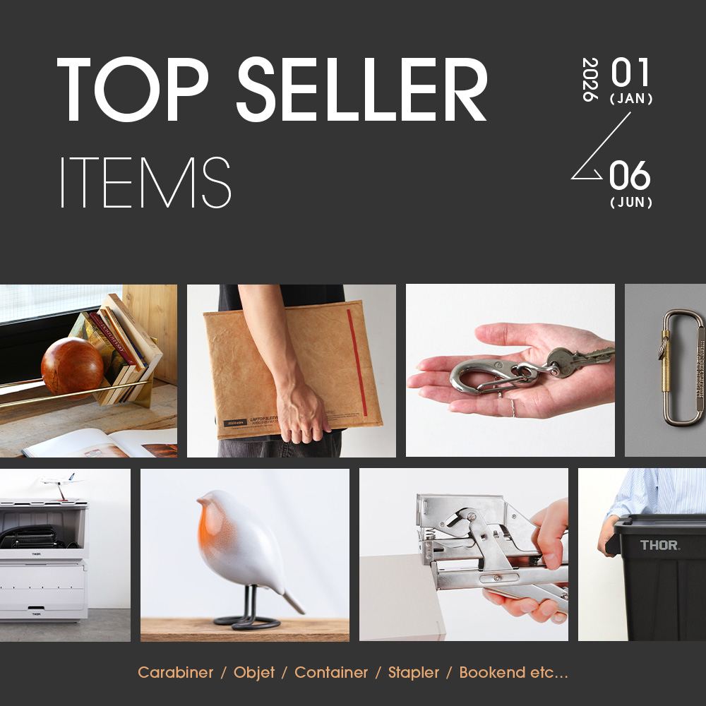 TOP SELLER ITEMS JAN–JUN 2026 - DETAIL ONLINE STORE（ディテール