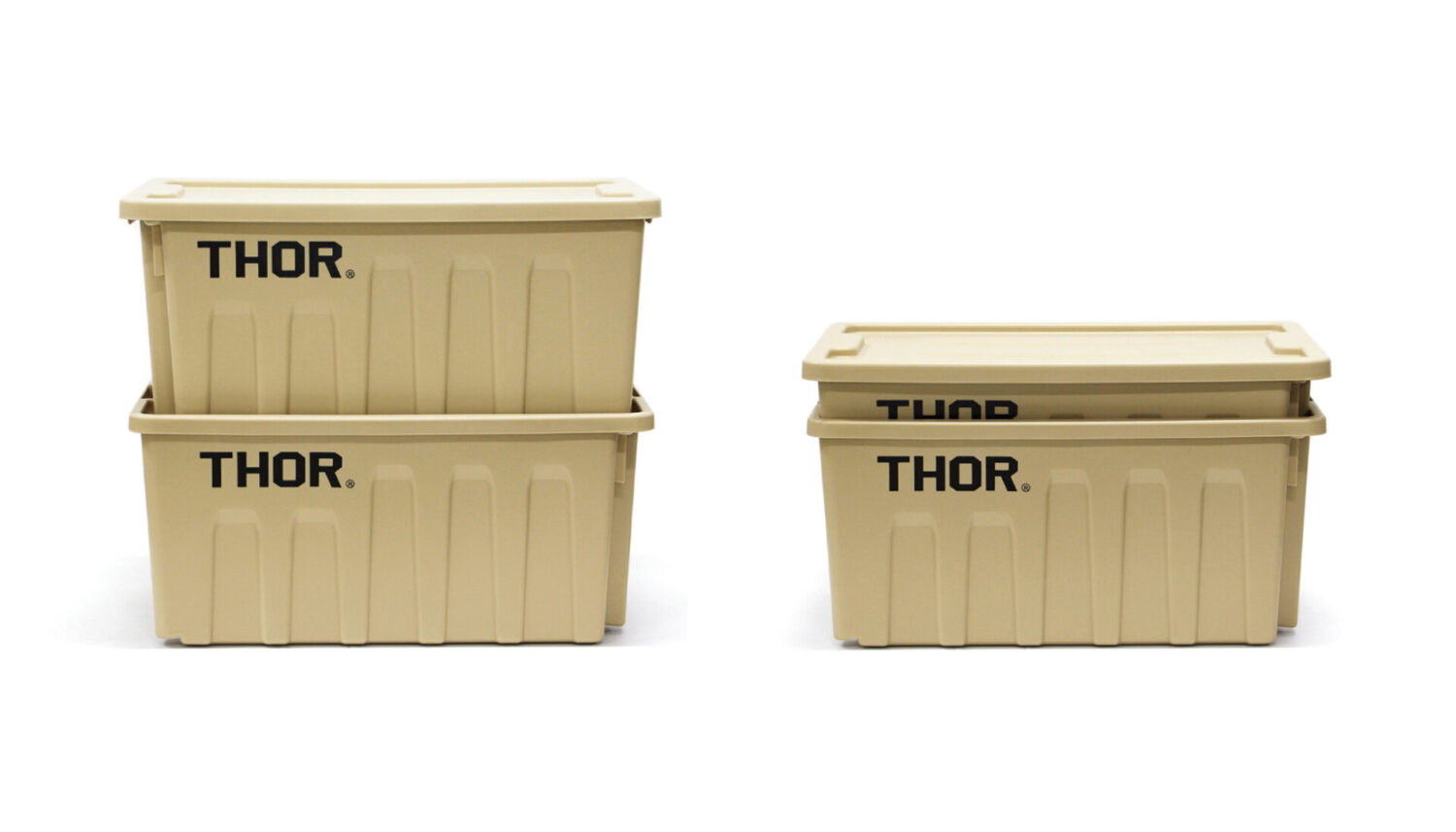 THOR Stackable Totes With Lid 40L - DETAIL ONLINE STORE（ディテールオンラインストア）