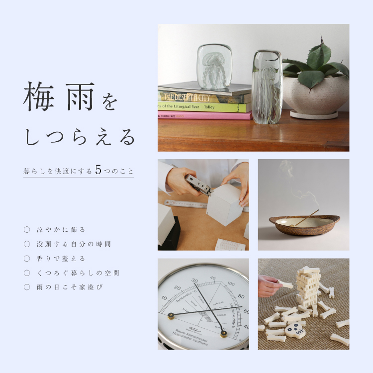 梅雨をしつらえる